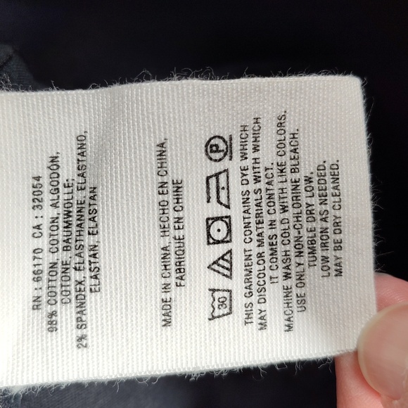 Anthropologie Hei Hei navy blue slim utility cargo pants 29 - Picture 9 of 10